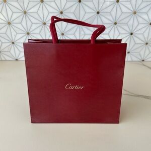 Cartier Red Shopping Bag